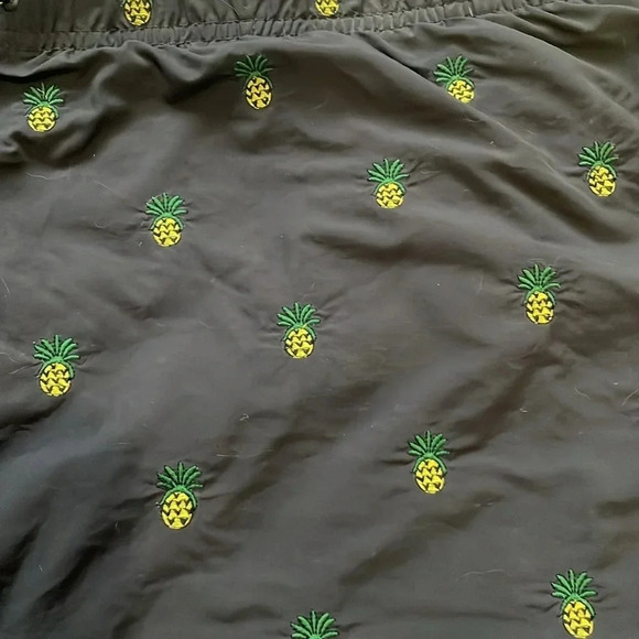 Tommy Hilfiger pineapple print swim trunks Navy Lined Drawstring Men’s size XXL - Picture 3 of 11